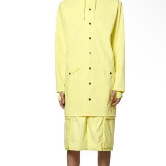Rains Straw A Line Rain Jacket Size XS - Picture 2 of 6